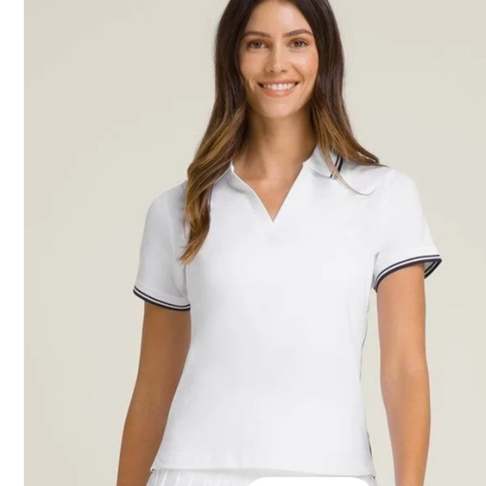 Wilson women’s tennis golf center court seamless polo collar sweat resistant M - Picture 2 of 6